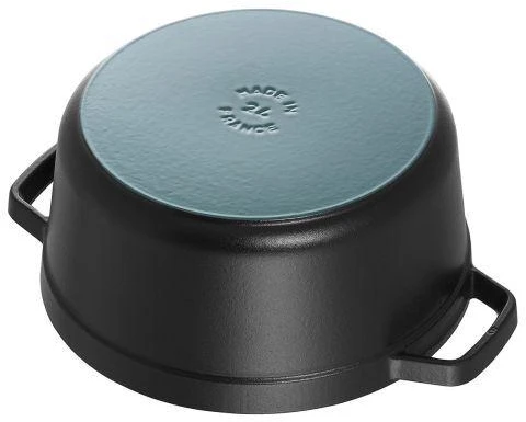 Zwilling STAUB Apvalus aukštas ketaus puodas LA COCOTTE 4,8 l, juodas