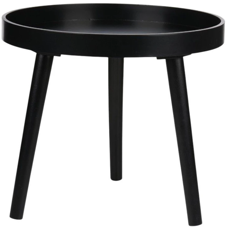 Articasa Arti Casa - Round Coffee Table for Living Room 40x36 cm (Juodas)