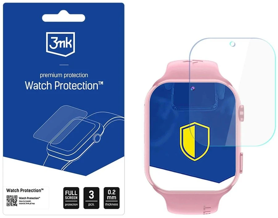 Nezatříděno 3Mk apsauga 3mk laikrodžio apsauga ARC Išmanusis laikrodis Ekrano apsauginė plėvelė, skirta Garett Kids Twin 2 4G