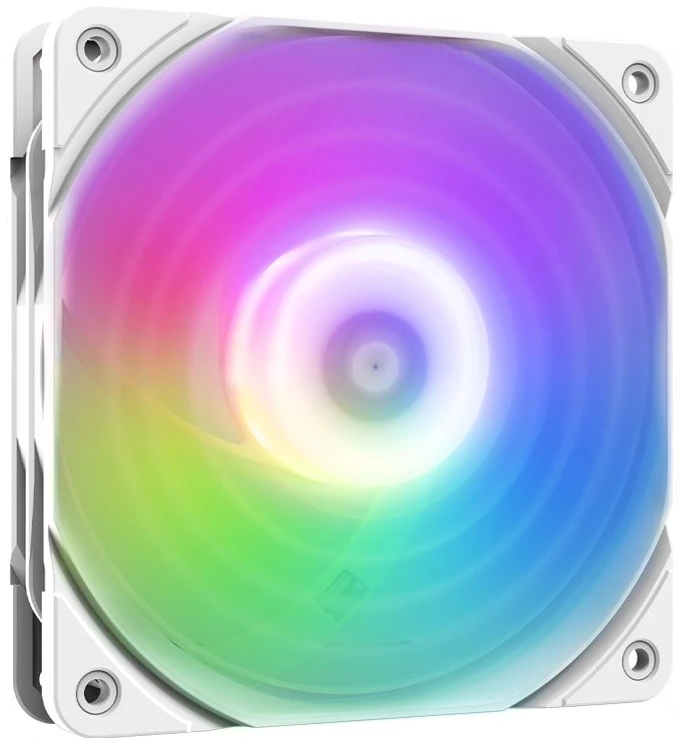 ARGB korpuso ventiliatorius Zalman ZM-AF120R, 120 mm, baltas