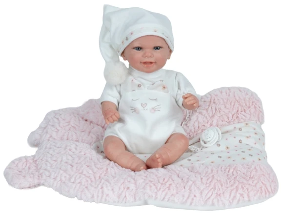 Arias Reborn lėlė kūdikėlis su miego pagalve 35 cm