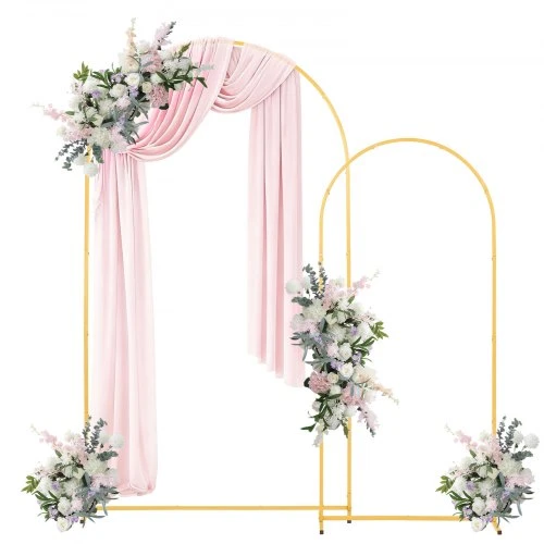 VEVOR Aukso spalvos dekoratyvus arkos stovas