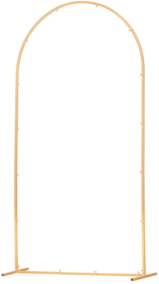 VEVOR Auksinis arkos fonas 2,2 x 1,2 m