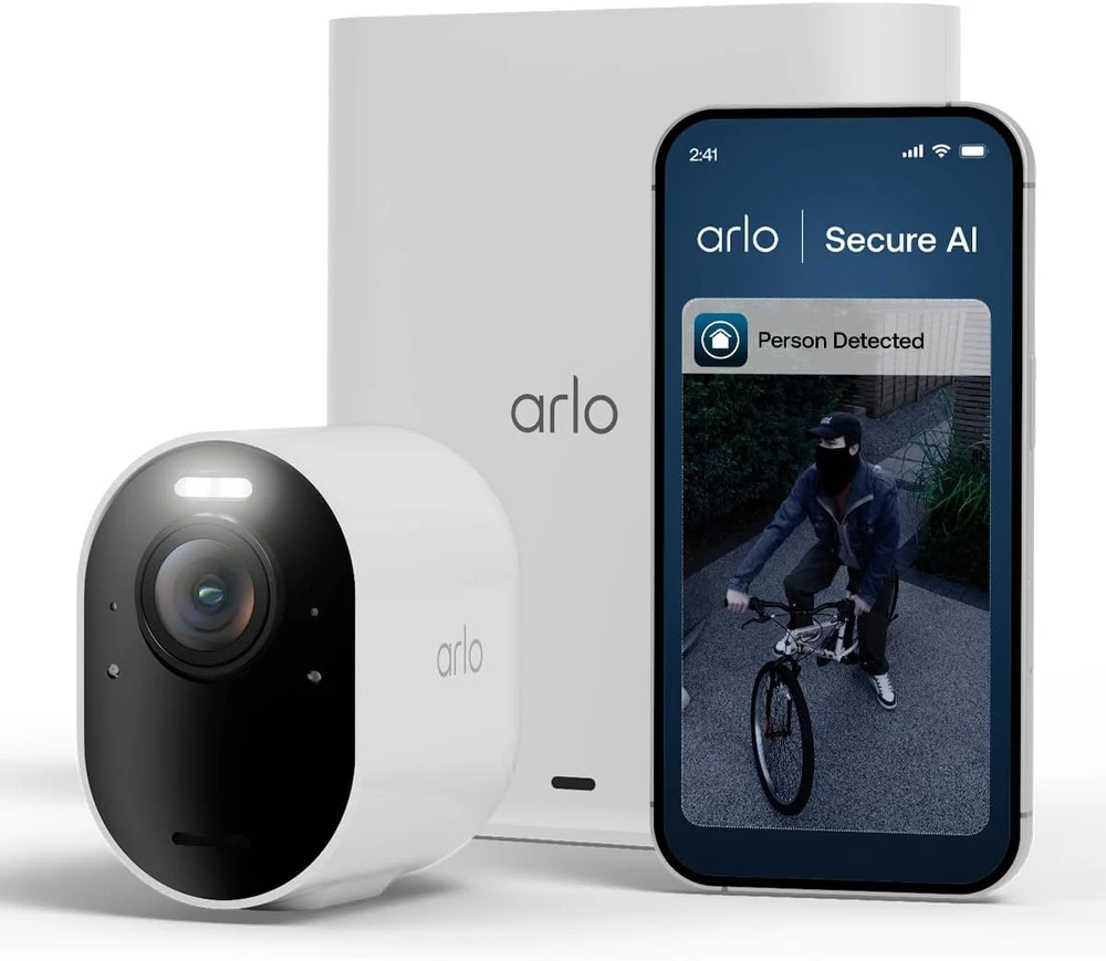 Arlo belaidė lauko stebėjimo kamera Ultra 3 4K HDR su SmartHub VMC5050-111EUS