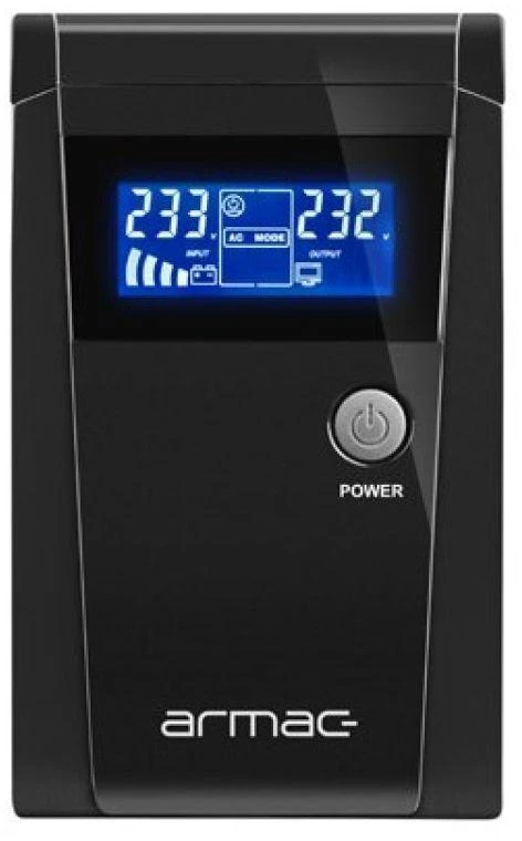ARMAC O/650E/LCD Armac UPS OFFICE Line-Interactive 650E LCD 2x 230V PL OUT, USB