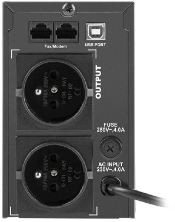 ARMAC O/650E/LCD Armac UPS OFFICE Line-Interactive 650E LCD 2x 230V PL OUT, USB