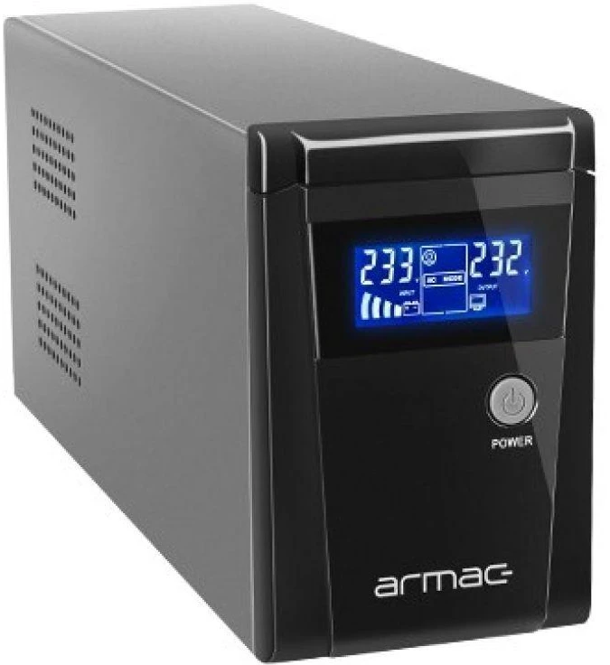 ARMAC O/650E/LCD Armac UPS OFFICE Line-Interactive 650E LCD 2x 230V PL OUT, USB