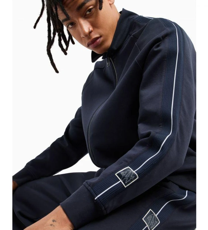 Armani Exchange Vyriškas džemperis su stovimos apykaklės (6DZMJL-ZJZGZ-1510)