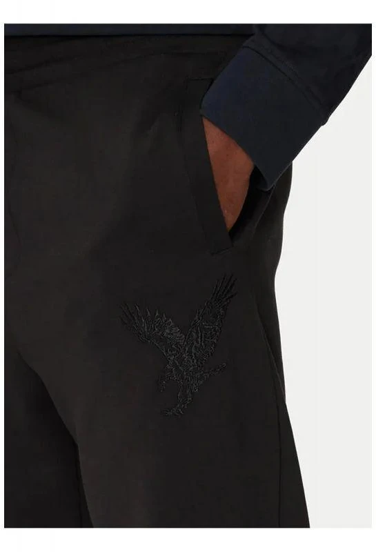 Armani Exchange vyriškos sportinės kelnės juodos (6DZPAB-ZJKBZ-1200)