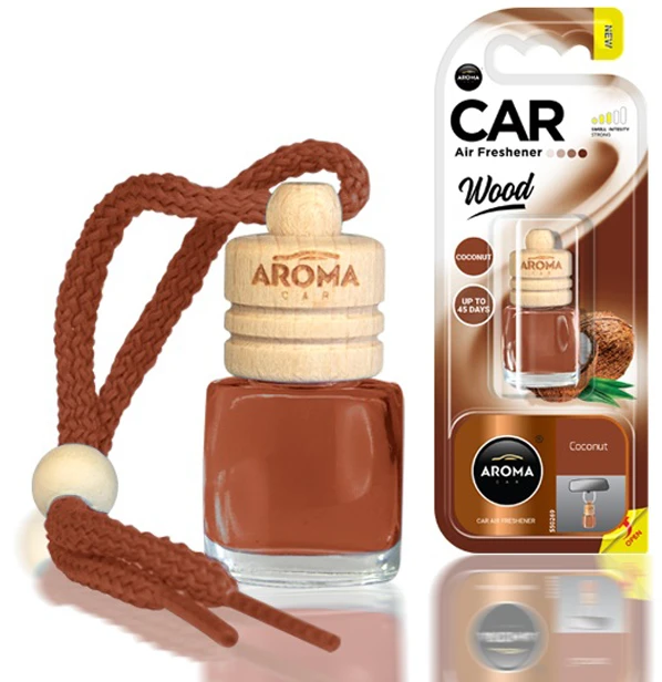 Aroma Car AROMA WOOD – automobilio oro gaiviklis su mediniu kamšteliu