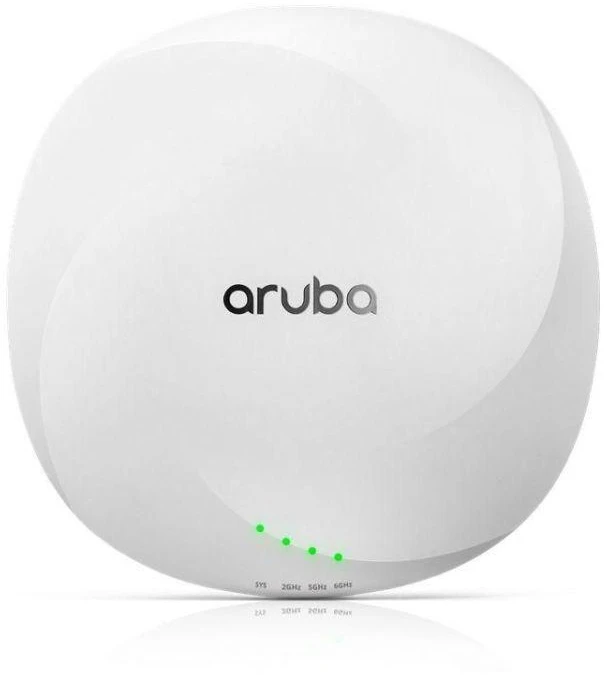 Maršrutizatorius Hewlett Packard (HP) HPE Aruba Networking AP-635 (RW) Tri Radio 2×2 802.11ax Wi-Fi 6E Internal Antennas Campus AP 2400 Mbit/ai Balta Maitinimas per Eternetą (PoE)
