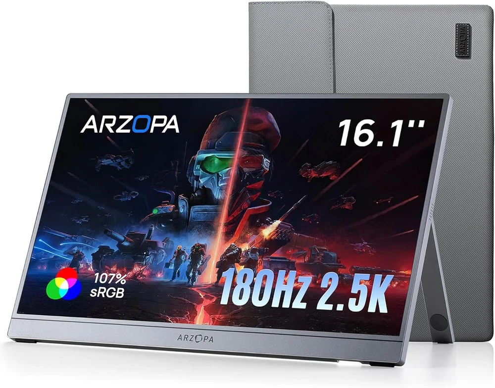 Nešiojamas monitorius Arzopa Z3FC, 16.1" 2.5K IPS, 180Hz, USB-C