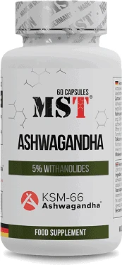 Ashwagandha KSM-66® kapsulės MST 60 kapsulių