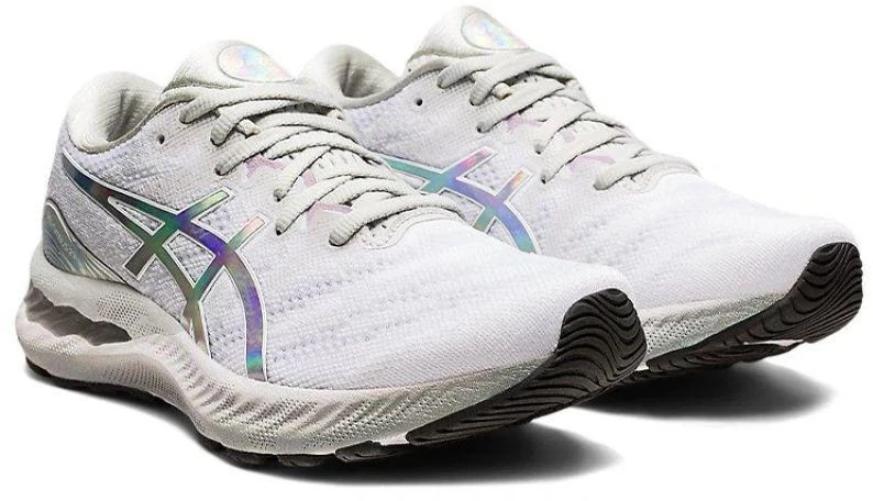 ASICS GEL-NIMBUS 23 PLATINUM GLACIER GRAY/Baltas (1012B132-020)