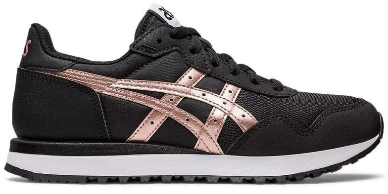 ASICS TIGER RUNNER II JUODI/ROŽINIO AUKSO SPALVOS (1202A400-002)