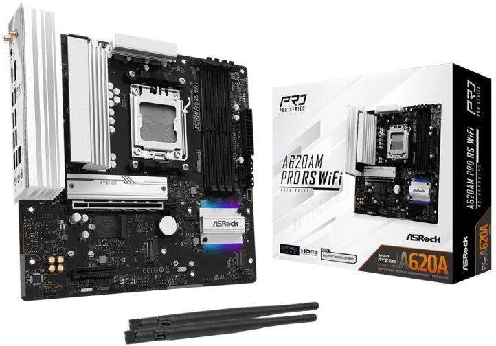 ASROCK A620AM PRO RS WIFI pagrindinė plokštė