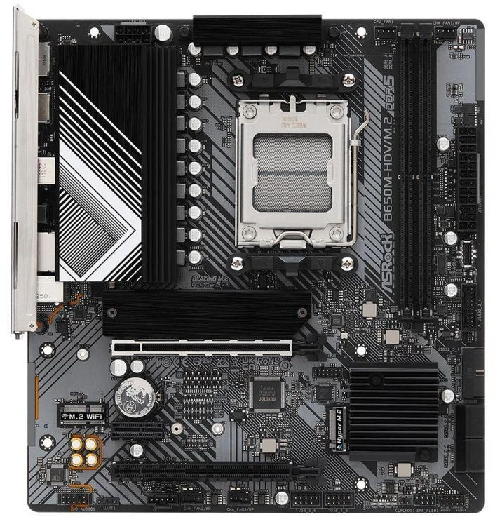 Ausinės ASROCK B650M-HDV/M.2 pagrindinė plokštė