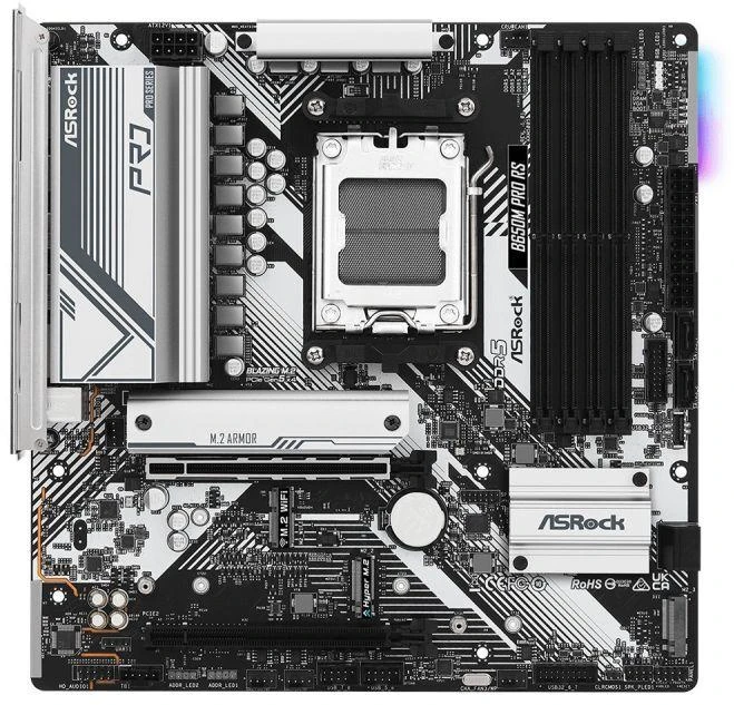 Ausinės ASROCK B650M PRO RS pagrindinė plokštė