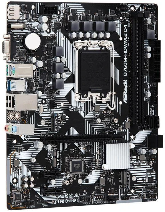 ASRock B760M-HDV/M.2 D4 pagrindinė plokštė