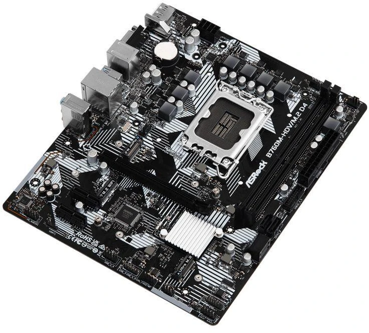 ASRock B760M-HDV/M.2 D4 pagrindinė plokštė