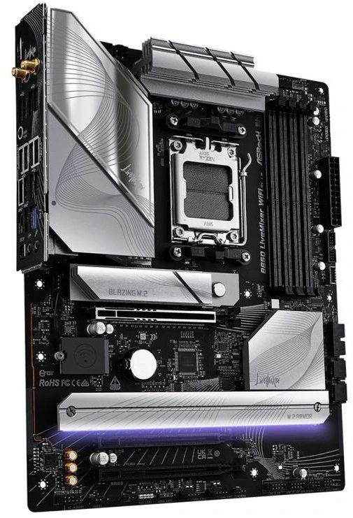 Ausinės ASRock B850 LiveMixer WiFi pagrindinė plokštė