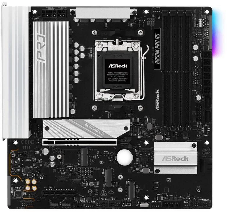 Ausinės ASRock B850M Pro RS pagrindinė plokštė
