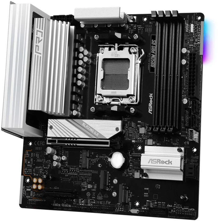 Ausinės ASRock B850M Pro RS pagrindinė plokštė