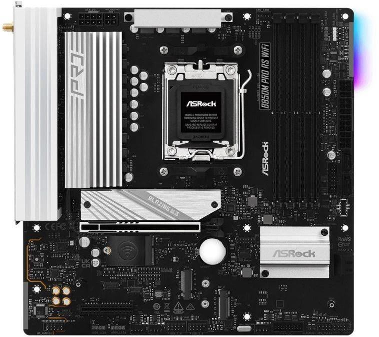 Ausinės ASRock B850M Pro RS WiFi pagrindinė plokštė