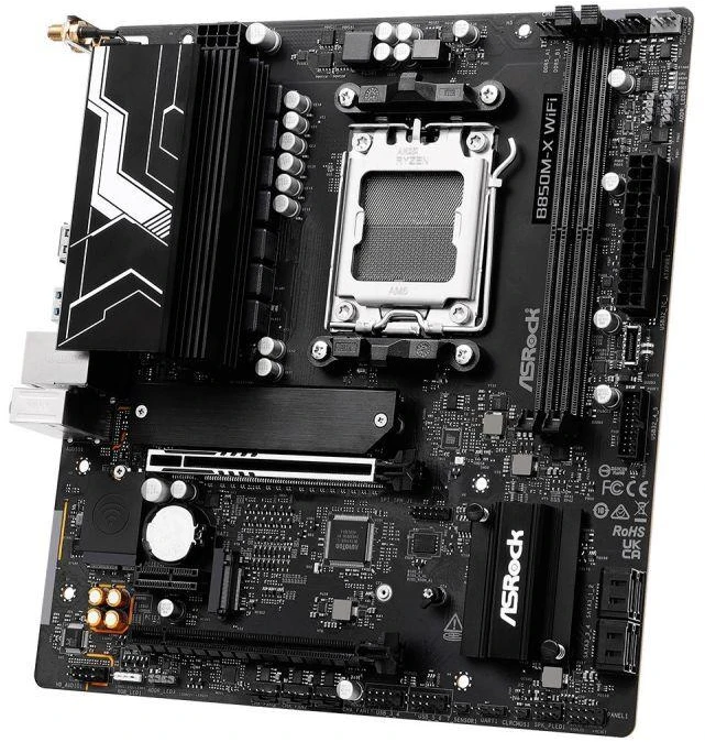 Ausinės ASROCK B850M-X WIFI R2.0 pagrindinė plokštė