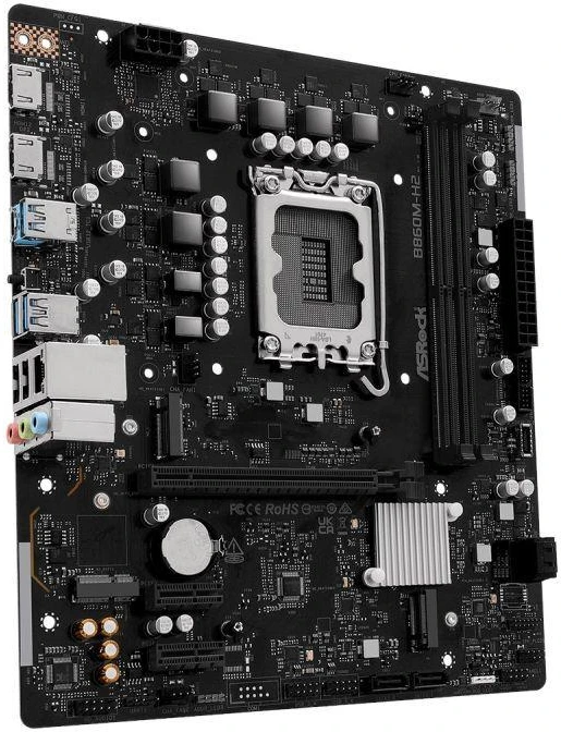Ausinės ASRock B860M-H2 pagrindinė plokštė