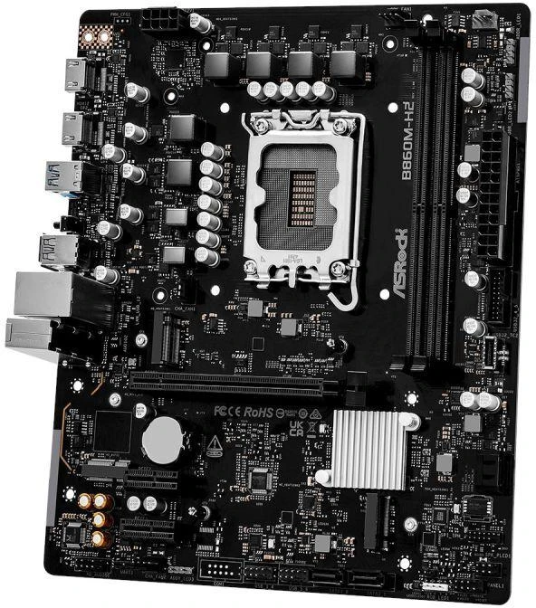 Ausinės ASRock B860M-H2 pagrindinė plokštė