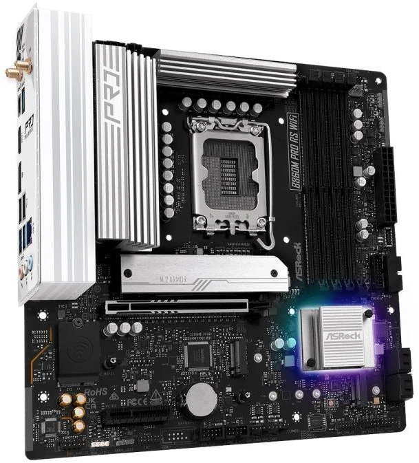 Ausinės ASRock B860M Pro RS WiFi pagrindinė plokštė