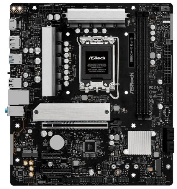 Ausinės ASROCK B860M-X GEN5 pagrindinė plokštė