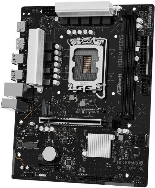 Asrock H810M-P GEN5 pagrindinė plokštė