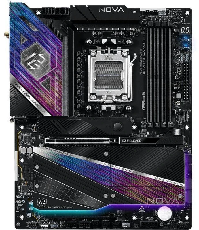 ASRock X870 NOVA WIFI pagrindinė plokštė