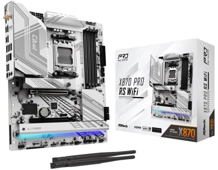 ASRock X870 Pro RS WiFi pagrindinė plokštė