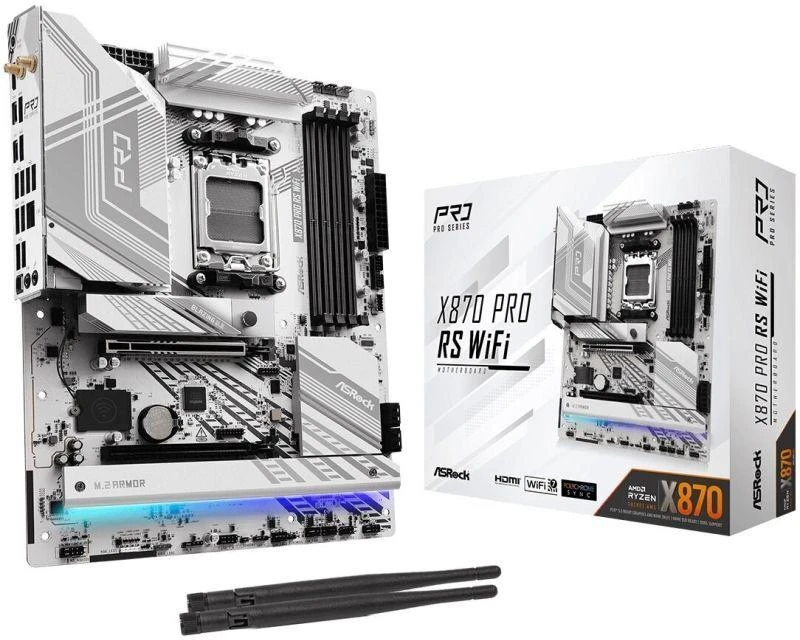 ASRock X870 Pro RS WiFi pagrindinė plokštė