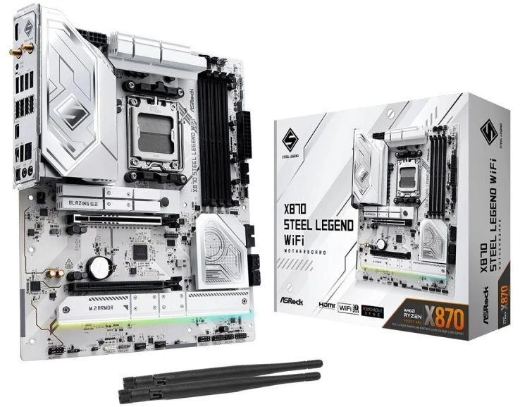 ASRock X870 Steel Legend WiFi pagrindinė plokštė