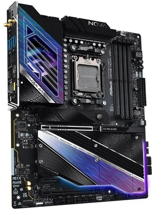 Ausinės ASRock X870E Nova WiFi pagrindinė plokštė