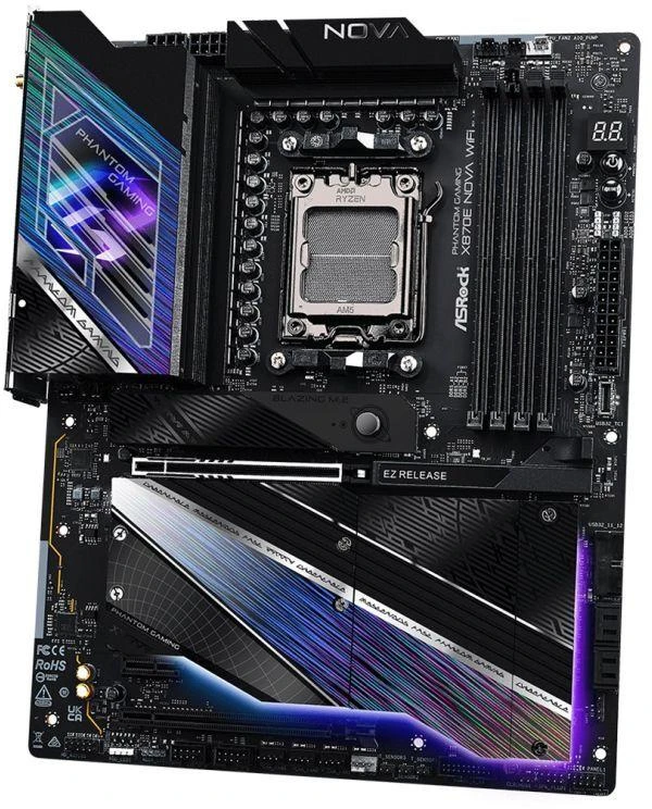 Ausinės ASRock X870E Nova WiFi pagrindinė plokštė