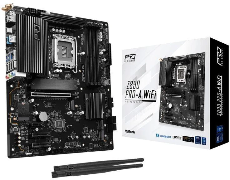 Pagrindinė plokštė ASRock Z890 Pro-A WiFi