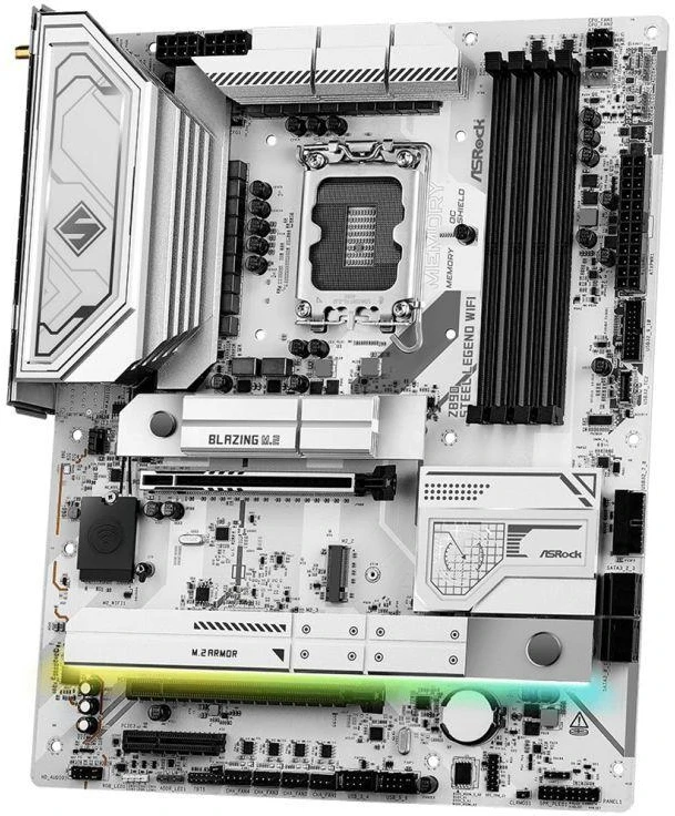 Motininė Plokštė - ASRock Z890 Steel Legend WiFi LGA 1851, Intel Core Ultra, 256GB DDR5, Wi-Fi 7, Thunderbolt 4