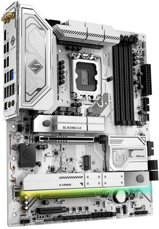 Motininė Plokštė - ASRock Z890 Steel Legend WiFi LGA 1851, Intel Core Ultra, 256GB DDR5, Wi-Fi 7, Thunderbolt 4