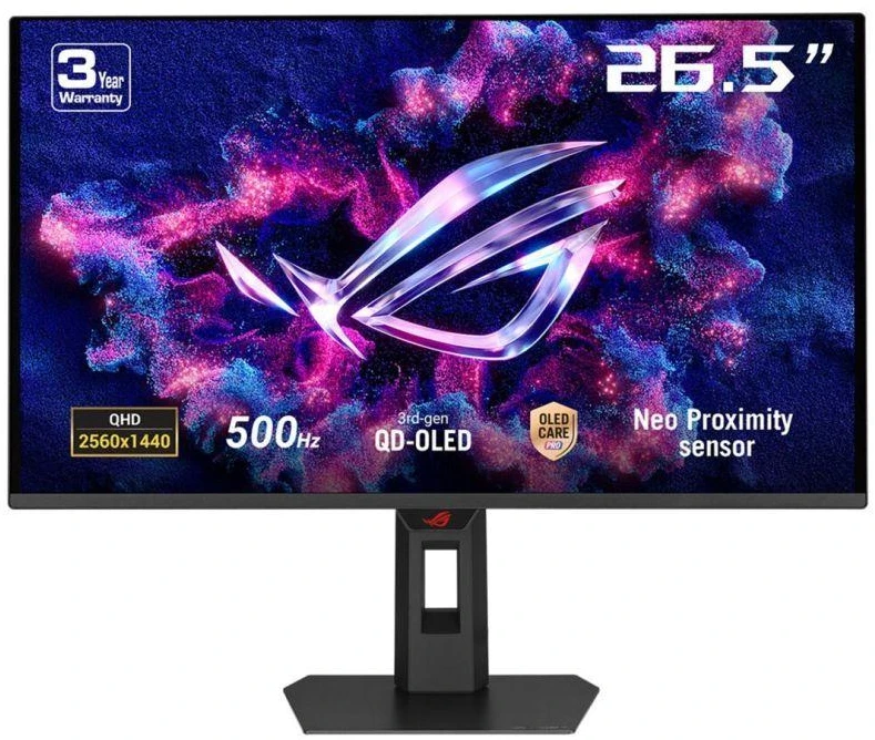 ASUS monitorius 26.5" XG27AQDPG ROG Strix OLED 500 Hz