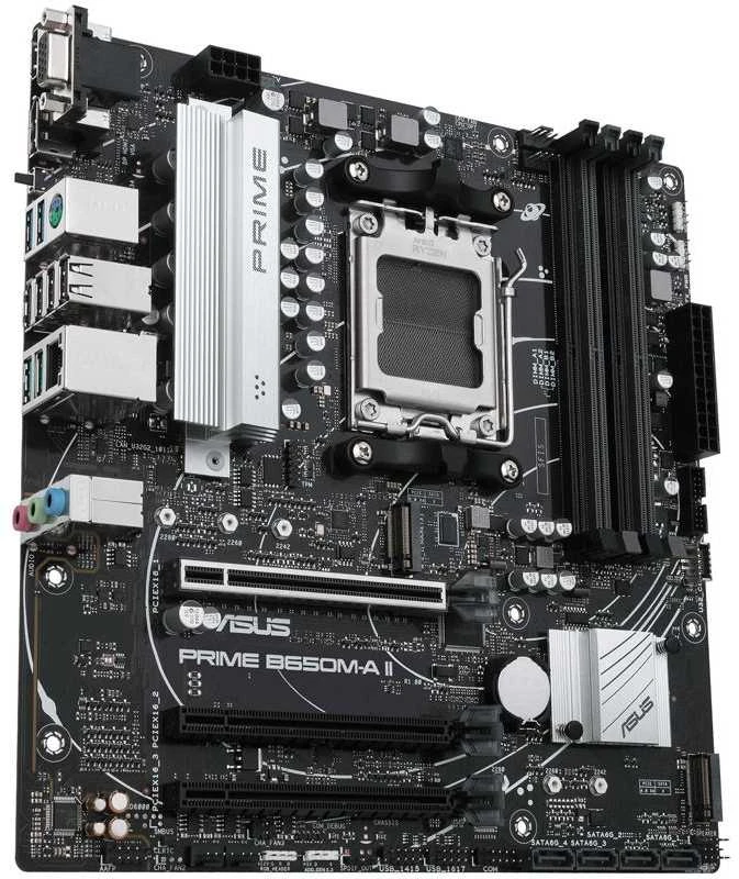 ASUS Prime B650M-A II-CSM, AMD B650 pagrindinė plokštė, AM5 lizdas, DDR5