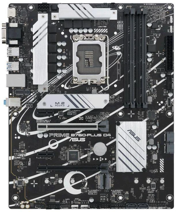 Pagrindinė plokštė ASUS PRIME B760-PLUS D4