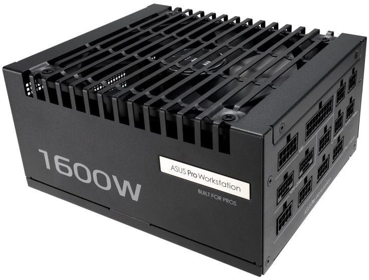 ASUS Pro WS 1600W Platinum power supply unit 20+4 pin ATX ATX Juodas