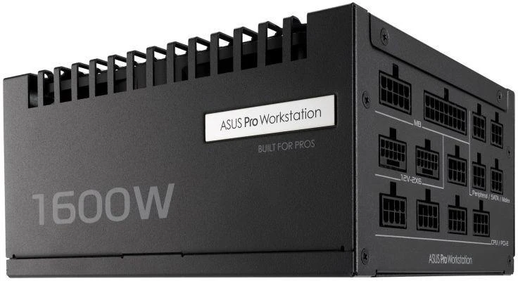 ASUS Pro WS 1600W Platinum power supply unit 20+4 pin ATX ATX Juodas