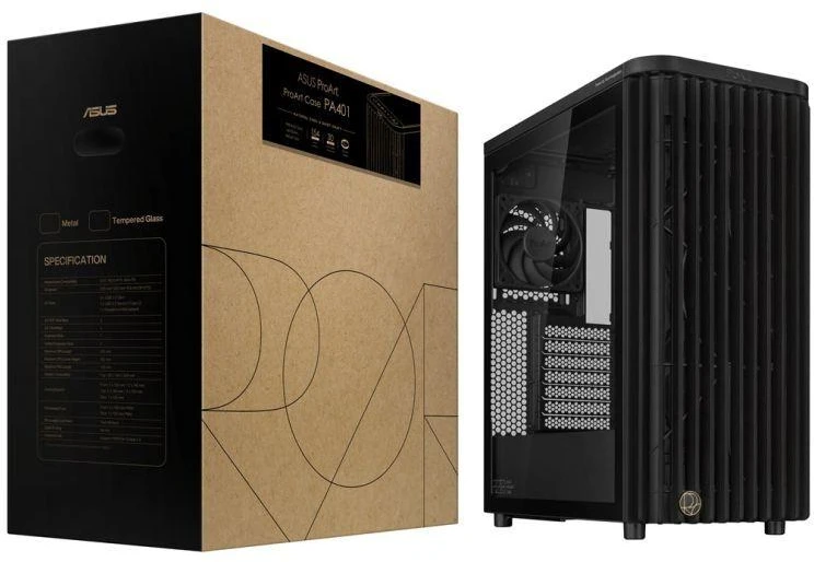 Ausinės Asus ProArt PA401 korpusas - Medžio Edition TG