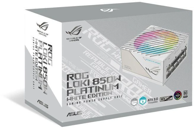 Asus ROG LOKI 850P Baltas SFXL maitinimo blokas